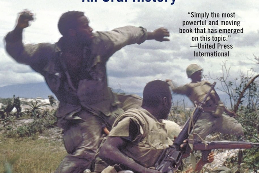 A book cover featuring three Black soldiers in Vietnam.